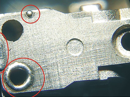 <a href='http://www.zb1616.com/product/3.htm' class='text_a'>模具激光焊機(jī)</a>修復(fù)模具效果
